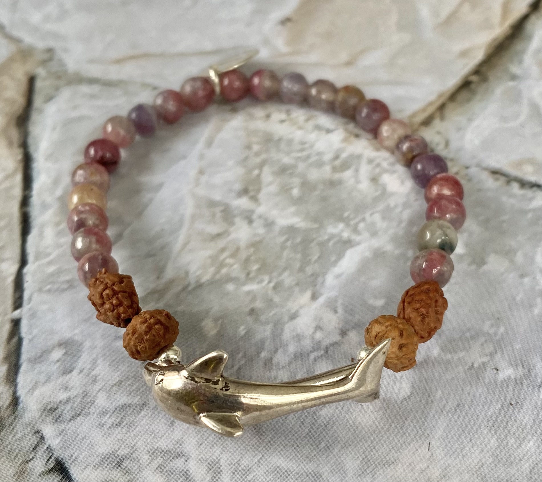 再再販！！【Lumba-Lumba】幸福と繫栄★トルマリンブレスレット