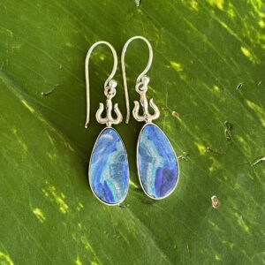 【オーストラリア産オパール】トリシューラ★シルバーピアス