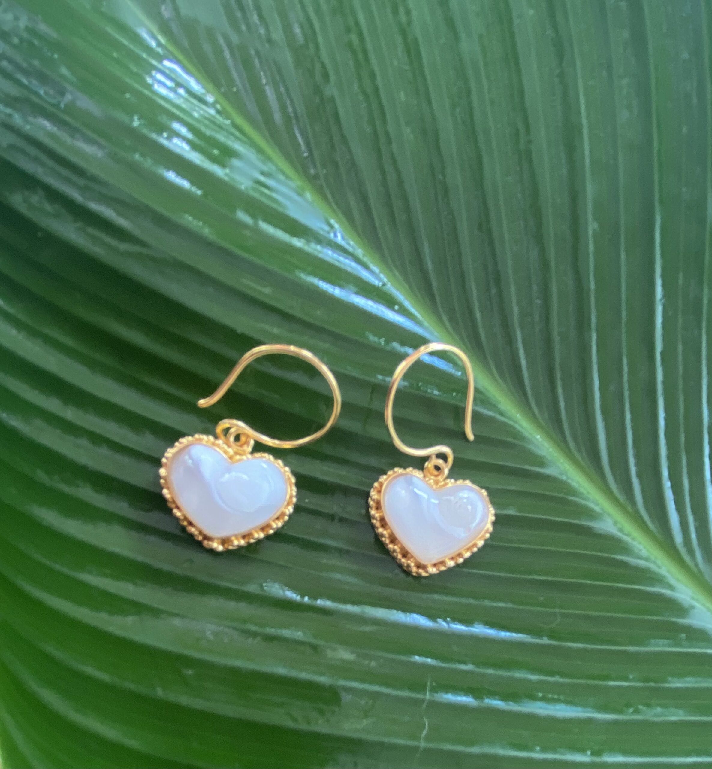 【入魂式済ケオン】ハートケオン★ピアス２２KGP