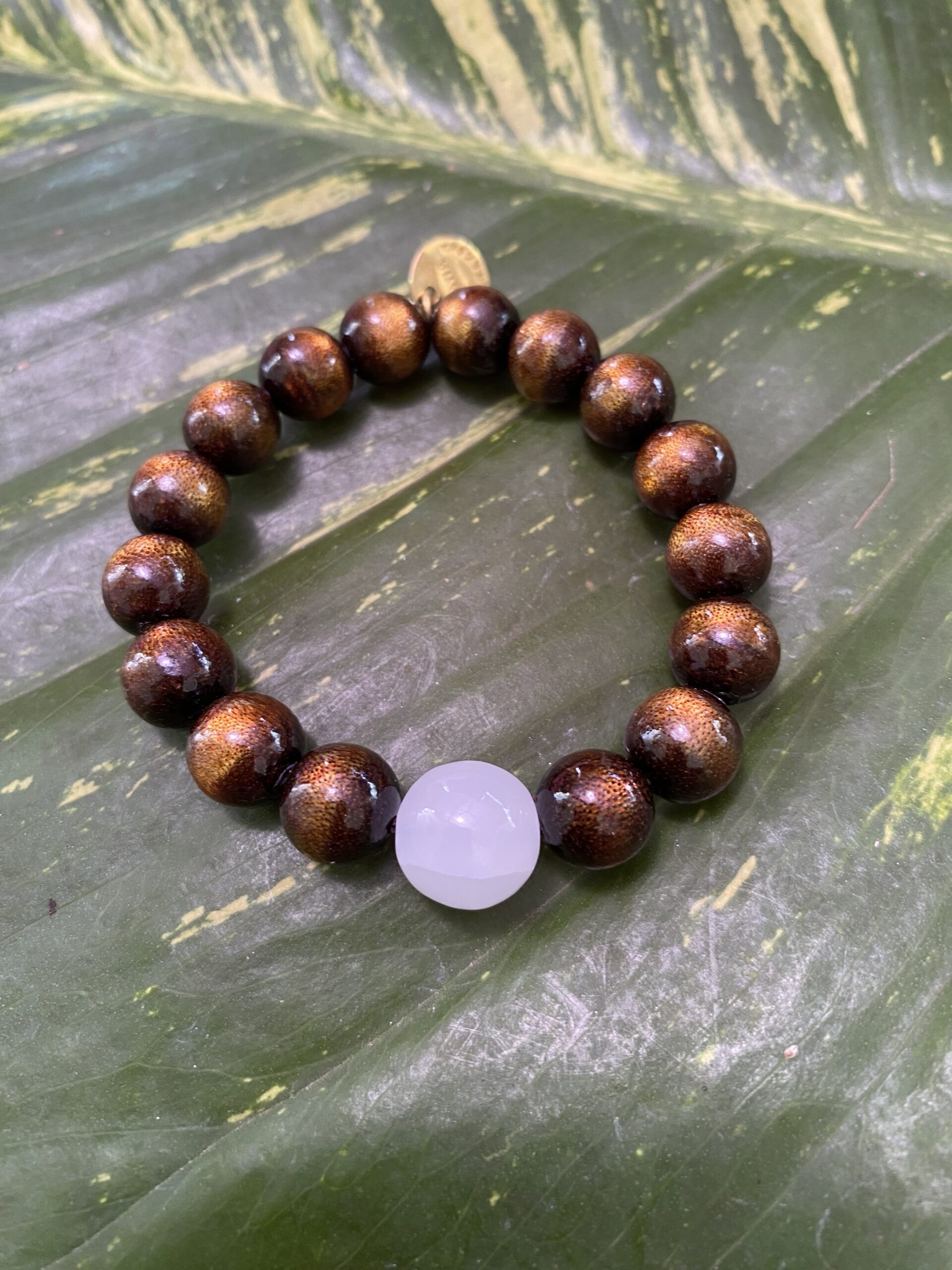 【入魂儀式済ケオン茎】ゴールドウリ（金珊瑚）★ブレスレット