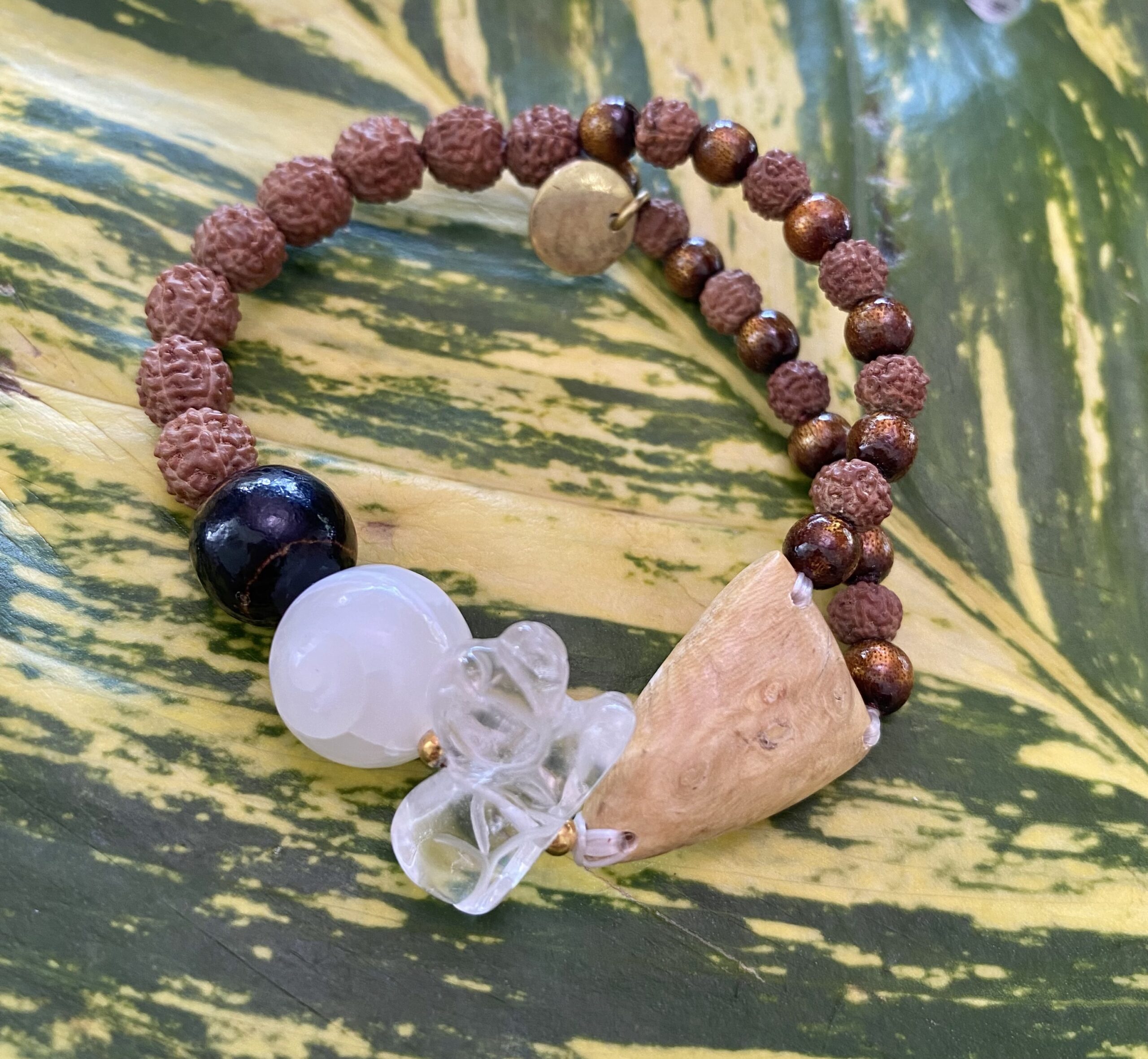 【クリスタルAnjing（アンジン）】自然界の詰め合わせ★デザインブレスレット