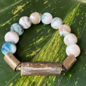 【海からの贈り物】夜光貝＆ウリ★ブレスレット