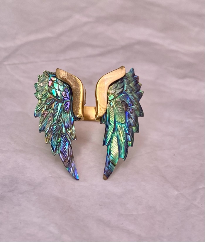 【天使の羽根】真鍮★リング