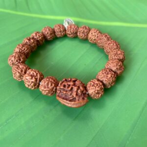 【４面➕１面】サヴァール★ルドラクシャ★ブレスレット