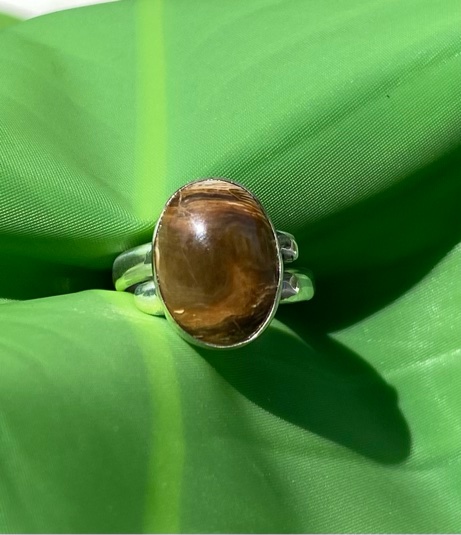 【インドネシア産グリーンウリ】シルバー９２５リング