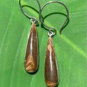 【インドネシア産グリーンウリ】シルバー９２５ピアス