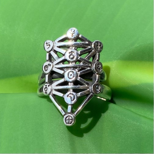 【生命の樹（セフィロトの樹）】シルバー９２５リング