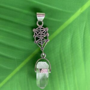 【生命の樹（セフィロトの樹）】水晶★シルバー９２５ペンダント
